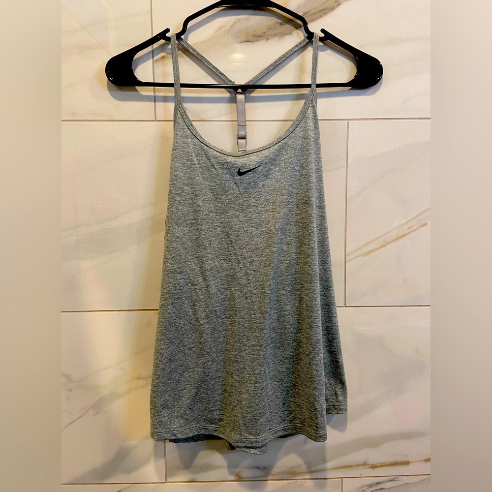 NIKE Elastika Tank Grey